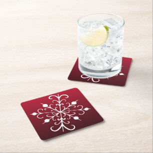 Holiday Snowflake Coasters