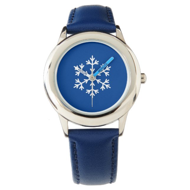 Holiday Snowflake Kids Wrist Watch (Front)