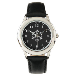 Holiday Snowflake Kids Wrist Watch