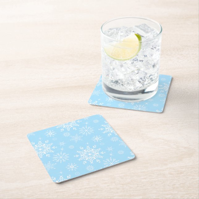 Holiday Snowflake Paper Coaster (Insitu)