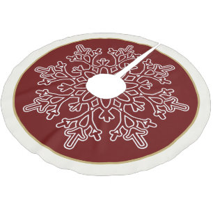 Holiday Snowflake Tree Skirt