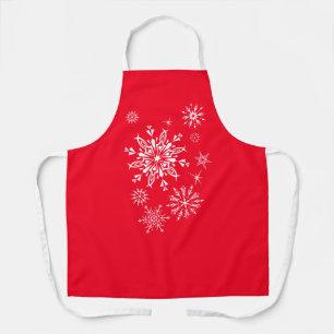 Holiday Snowflakes Apron