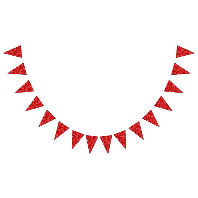 Holiday Snowflakes Banner Flags (All)