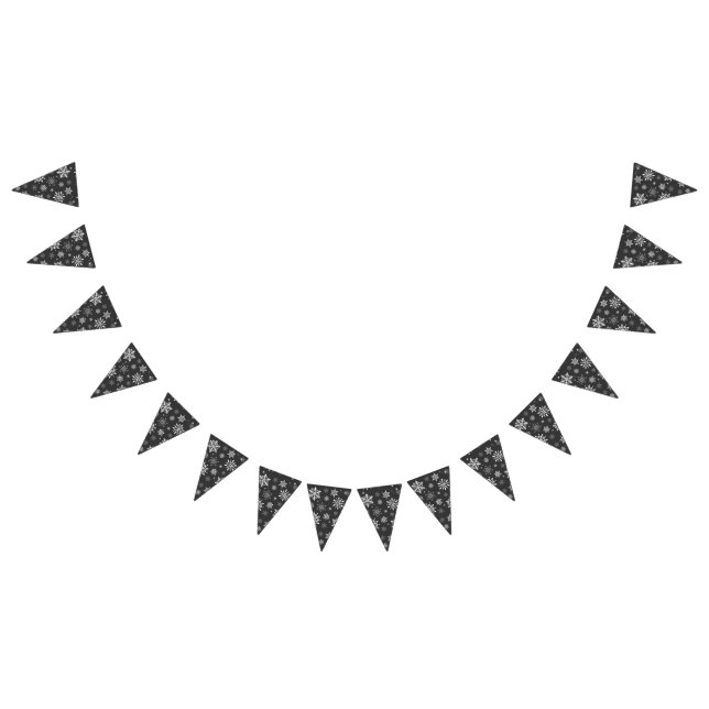 Holiday Snowflakes Banner Flags (All)