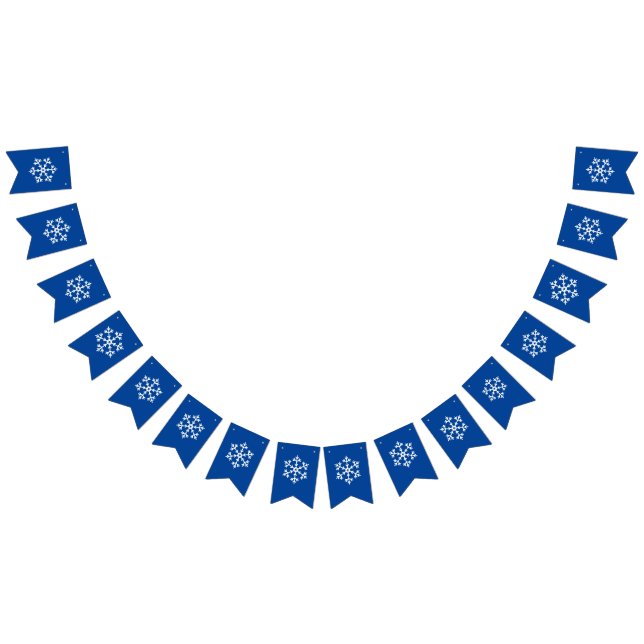 Holiday Snowflakes Banner Flags (All)