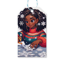 Holiday Snowflakes - Black People Christmas Design