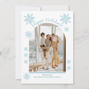 Holiday Snowflakes Card