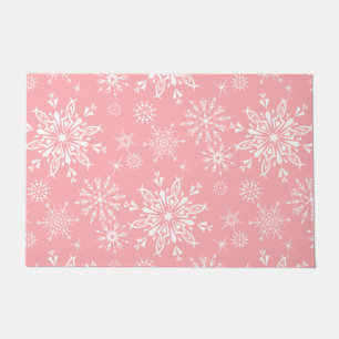 Holiday Snowflakes Doormat