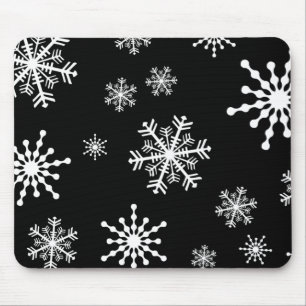 Holiday Snowflakes Mouse Mat