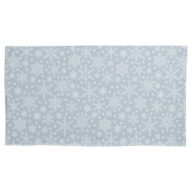 Holiday Snowflakes Pillowcase (Front)