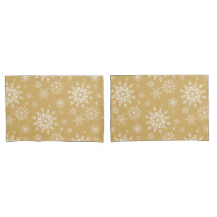 Holiday Snowflakes Pillowcase Set