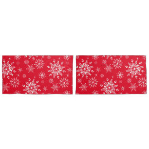 Holiday Snowflakes Pillowcase Set