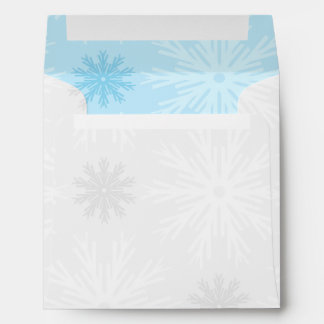 Holiday Snowflakes (square) envelope
