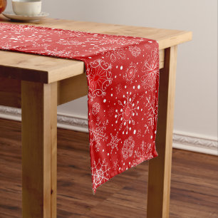 Holiday Snowflakes Table Runner