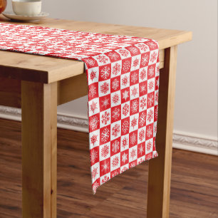 Holiday Snowflakes Table Runner