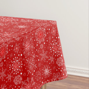 Holiday Snowflakes Tablecloth