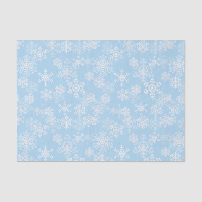 Holiday Snowflakes Tissue Paper (Front)