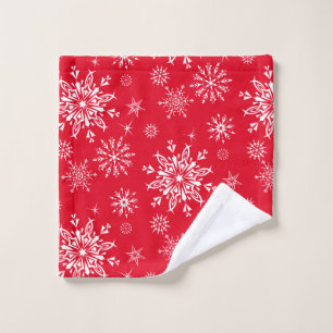 Holiday Snowflakes Wash Cloth