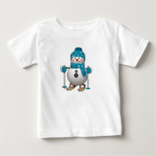 Holiday Snowman Baby T-Shirt