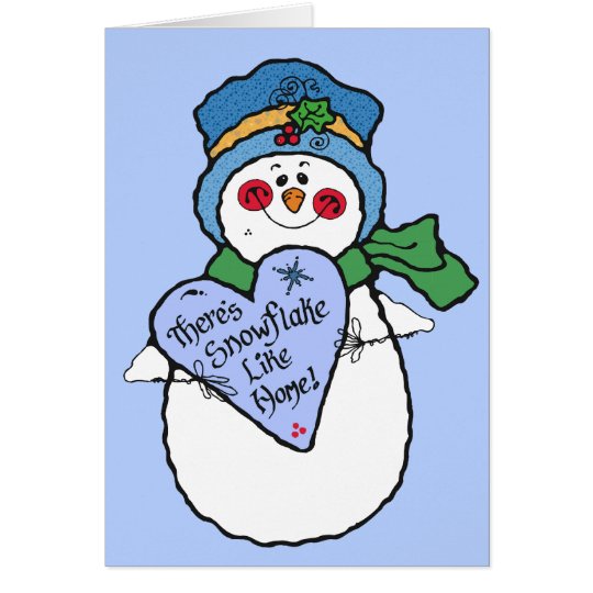 Holiday Snowman Card