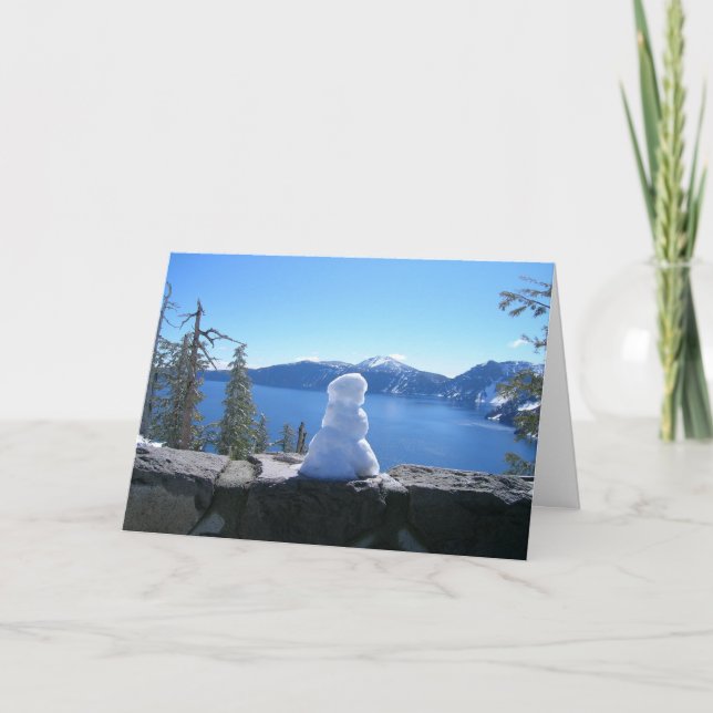 Holiday Snowman, Crater Lake National Park (Front)