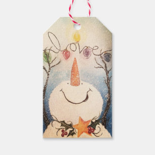 Holiday Snowman Gift Tag