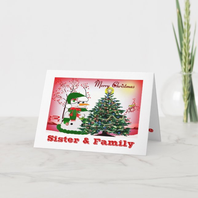 Holiday Snowmen Card (Front)