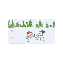 Holiday Snowmen Gift