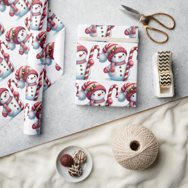 Holiday Snowmen Wrapping Paper (Crafts)