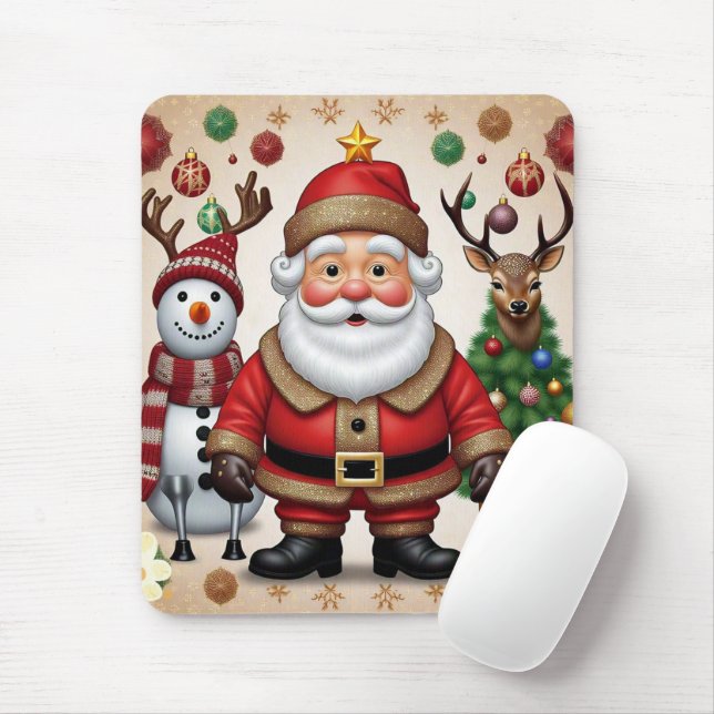 "Holiday Sparkle" Mouse Mat (With Mouse)