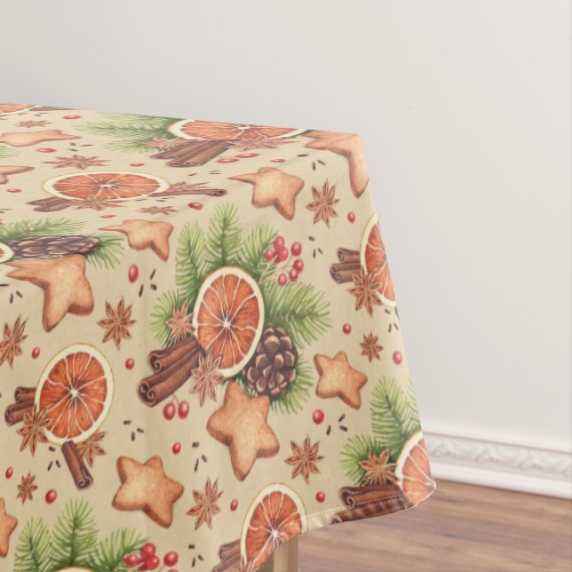 Holiday Spice Tablecloth (In Situ)