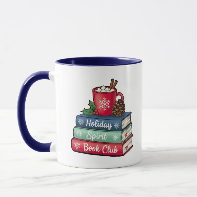 Holiday Spirit Book Club Mug (Left)