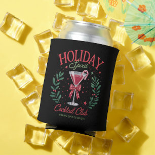 Holiday Spirit Cocktail Club Christmas Party Can Cooler