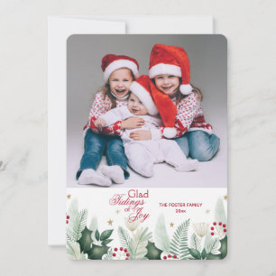 Holiday Spirit Photo Greeting Card