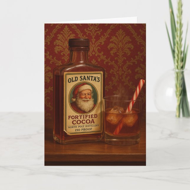 Holiday Spirits Christmas Card (Front)