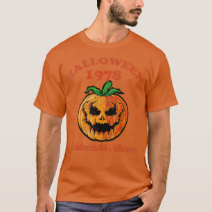 Holiday Spooky Scary Pumpkin Haddonfield Halloween T-Shirt