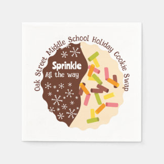 Holiday Sprinkle Cookie Napkins