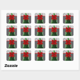 Holiday Square Sticker