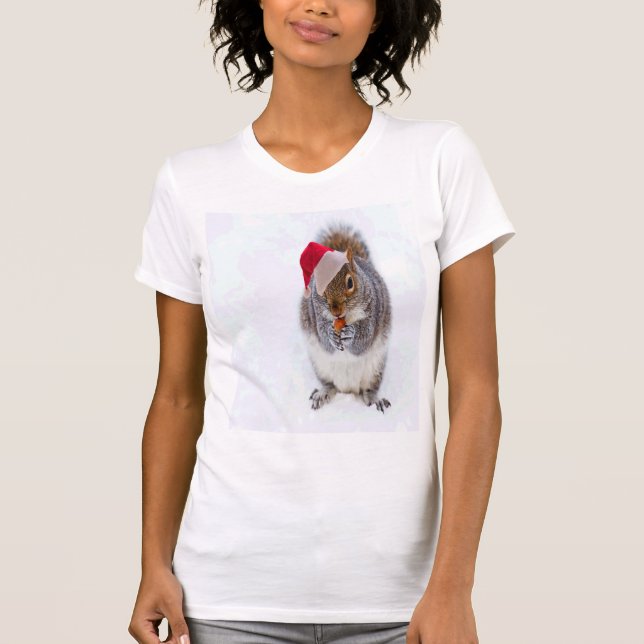 Holiday Squirrel T-Shirt (Front)