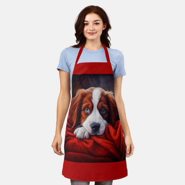 Holiday St. Bernard Apron (Worn)