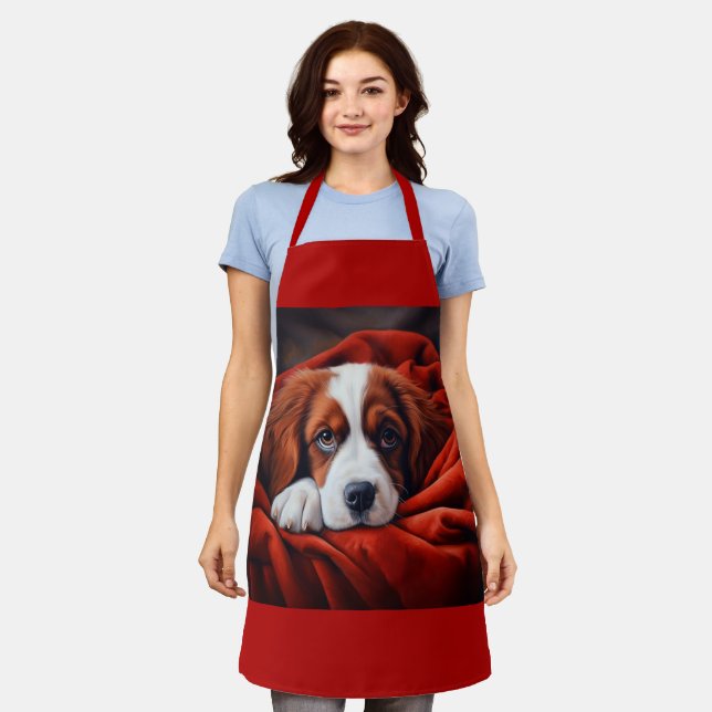 Holiday St. Bernard Apron (Worn)