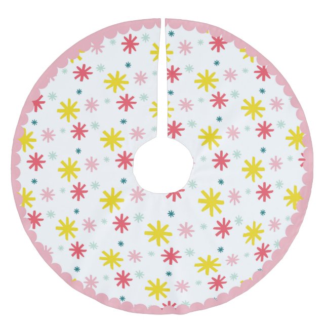 Holiday Stars Tree Skirt (Front)