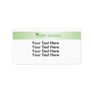 Holiday Stationary Design Labels