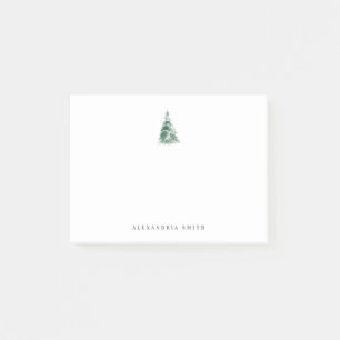 Holiday Stationery Christmas Tree Personalised Post-it Notes