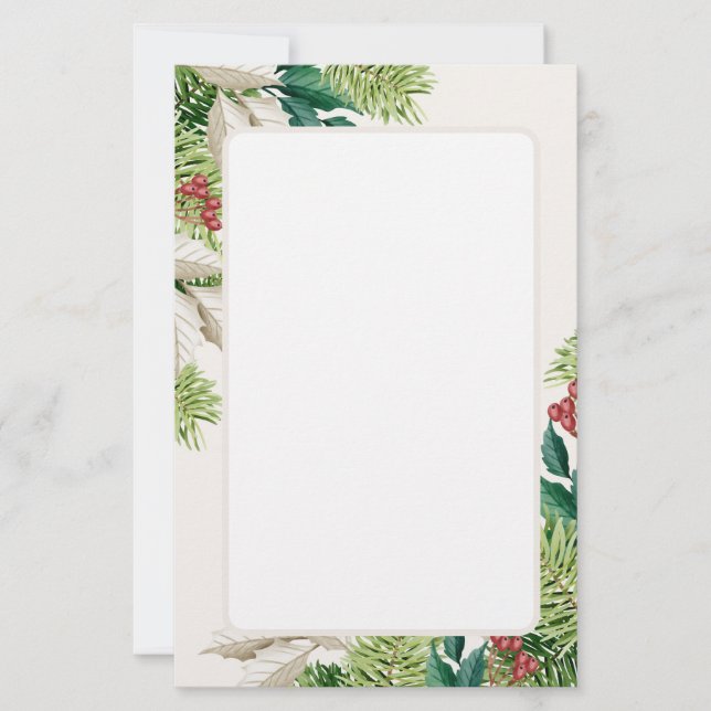 Holiday Stationery Paper (Front)