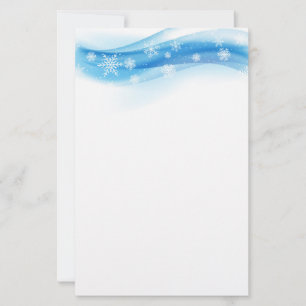 Holiday Stationery Paper-Snowflakes