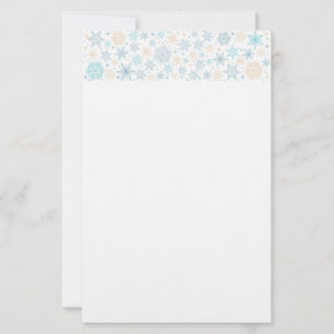 Holiday Stationery Paper-Snowflakes