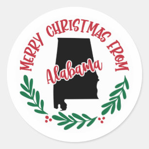 Holiday Sticker from Alabama