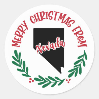 Holiday Sticker from Nevada