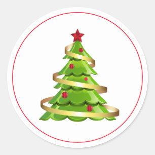 Holiday Stickers Christmas Tree